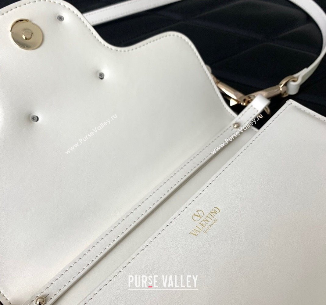 Valentino Loco Calfskin Mini Bag White 2024 0819 (LN-240417020)