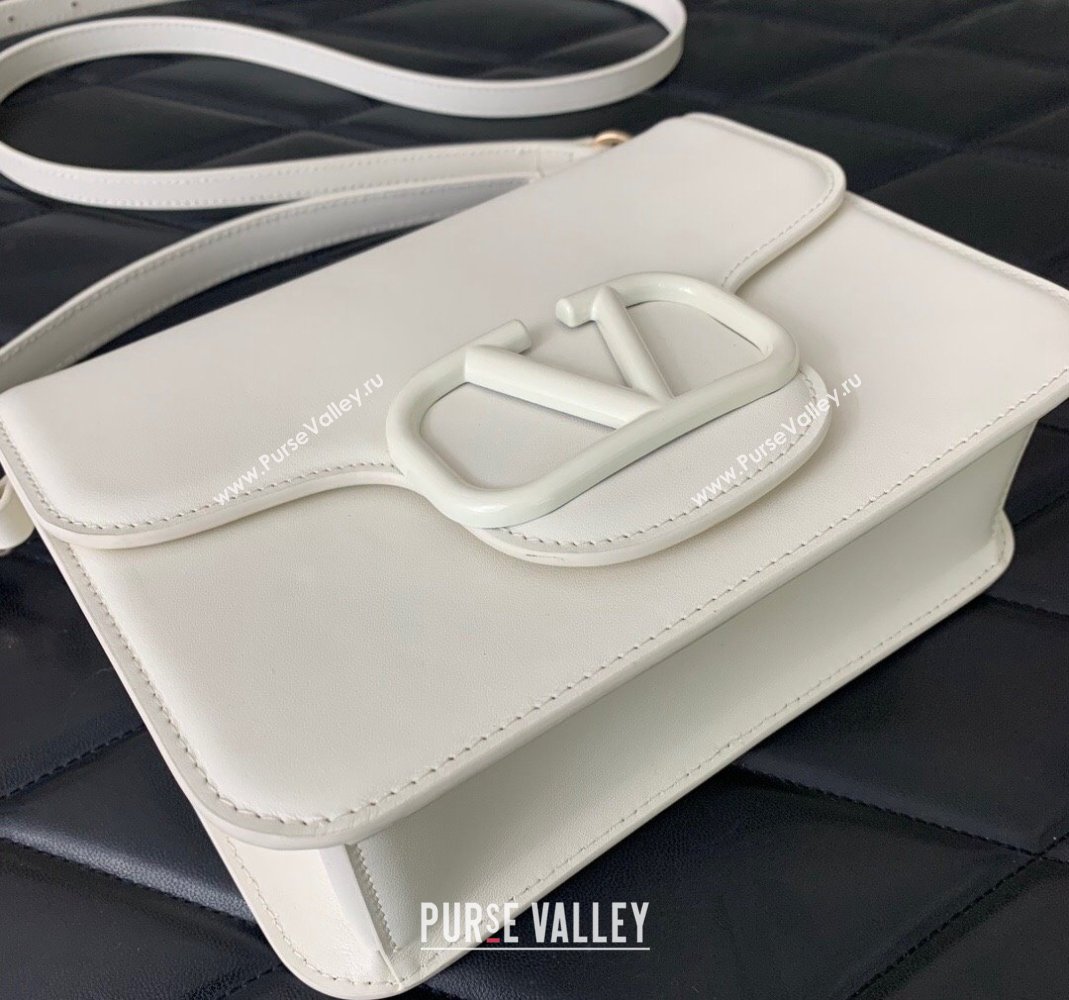 Valentino Loco Calfskin Mini Bag White 2024 0819 (LN-240417020)