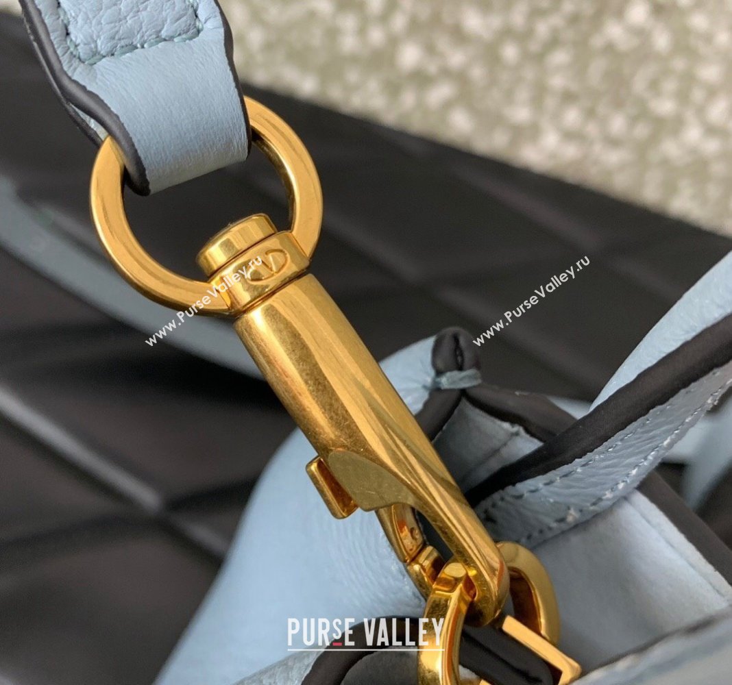 Valentino Alltime Small Handbag in Grainy Calfskin Light Blue 2024 0288S (LN-240624030)