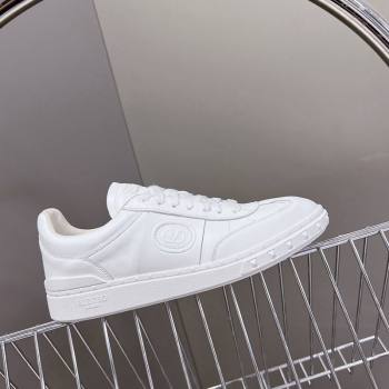 Valentino Upvillage Trainer Sneakers in Calfskin with Logo Web All White 2024 (MD-241116032)