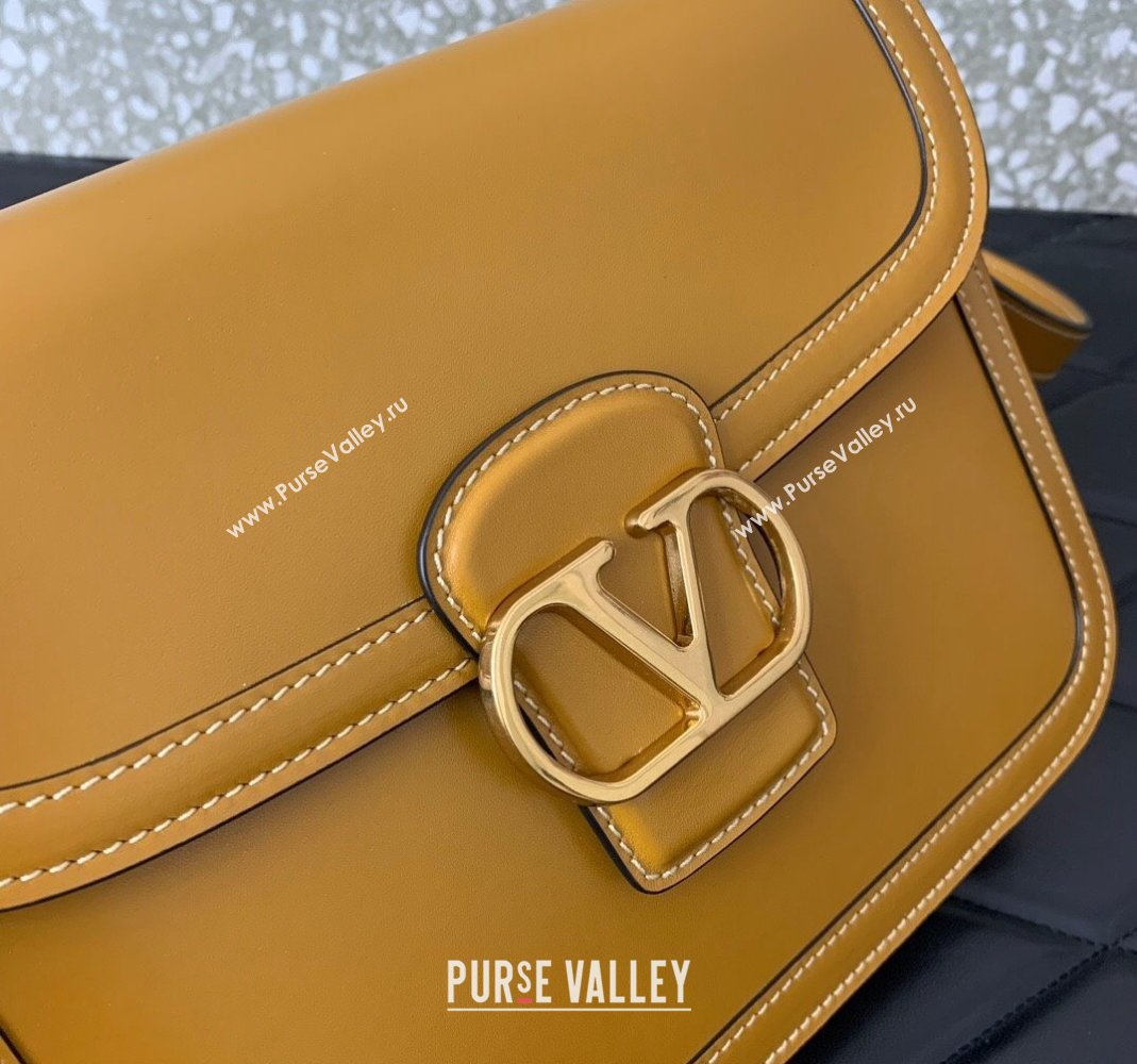 Valentino 9TO5 Shoulder Bag in Smooth Calfskin Yellow 2025 2015 (LKF-250407094)