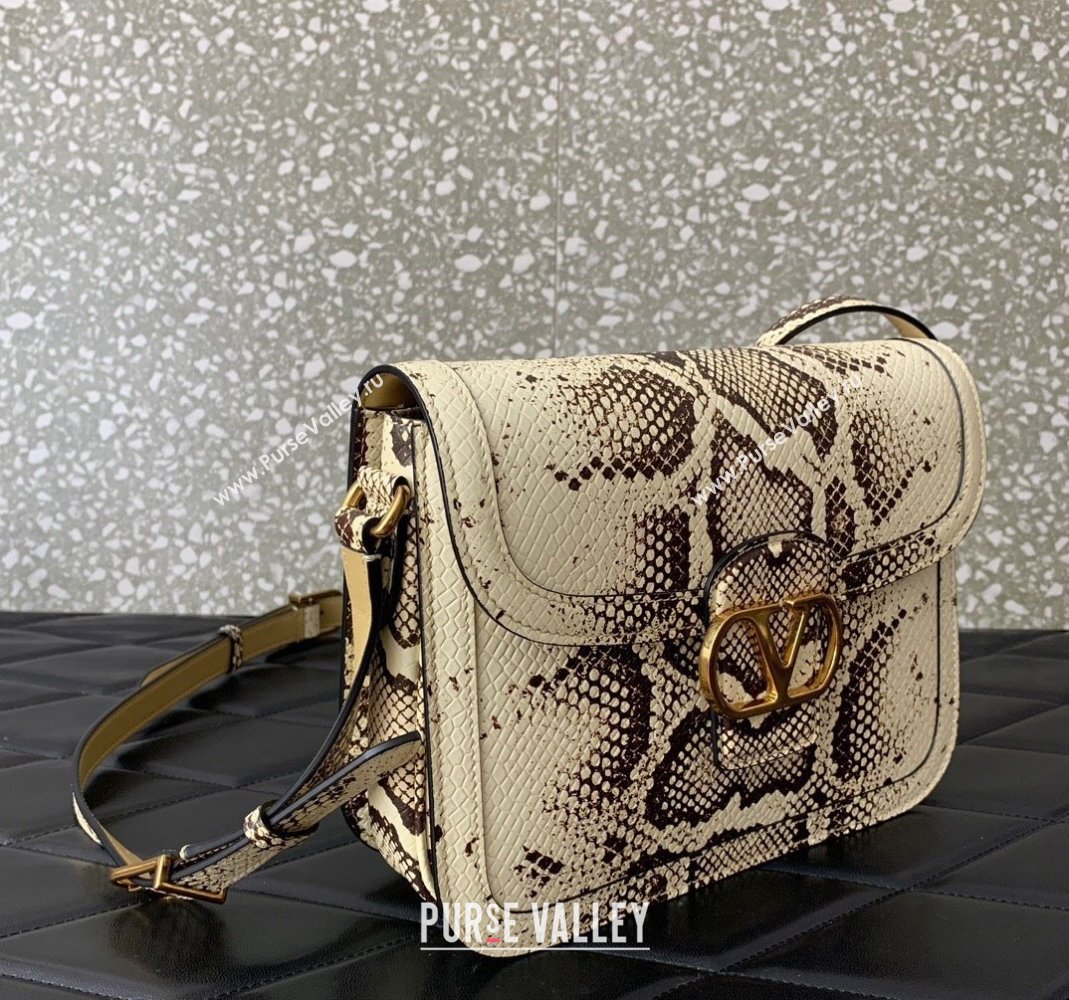 Valentino 9TO5 Shoulder Bag in Pythonskin Embossed Calfskin 2025 2015 (LKF-250407090)
