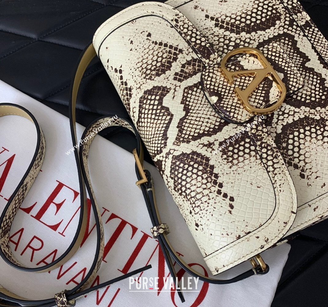 Valentino 9TO5 Shoulder Bag in Pythonskin Embossed Calfskin 2025 2015 (LKF-250407090)