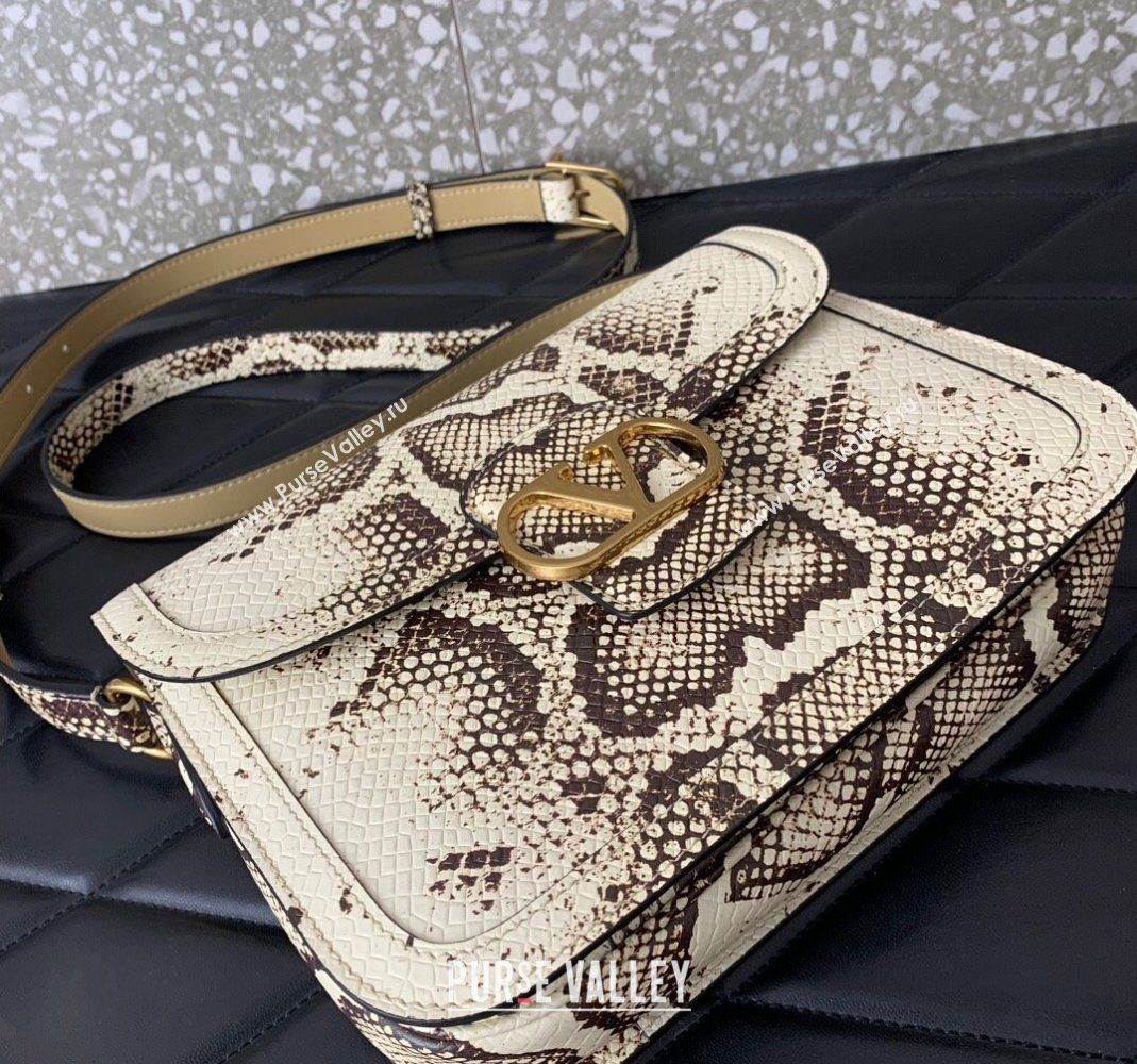 Valentino 9TO5 Shoulder Bag in Pythonskin Embossed Calfskin 2025 2015 (LKF-250407090)