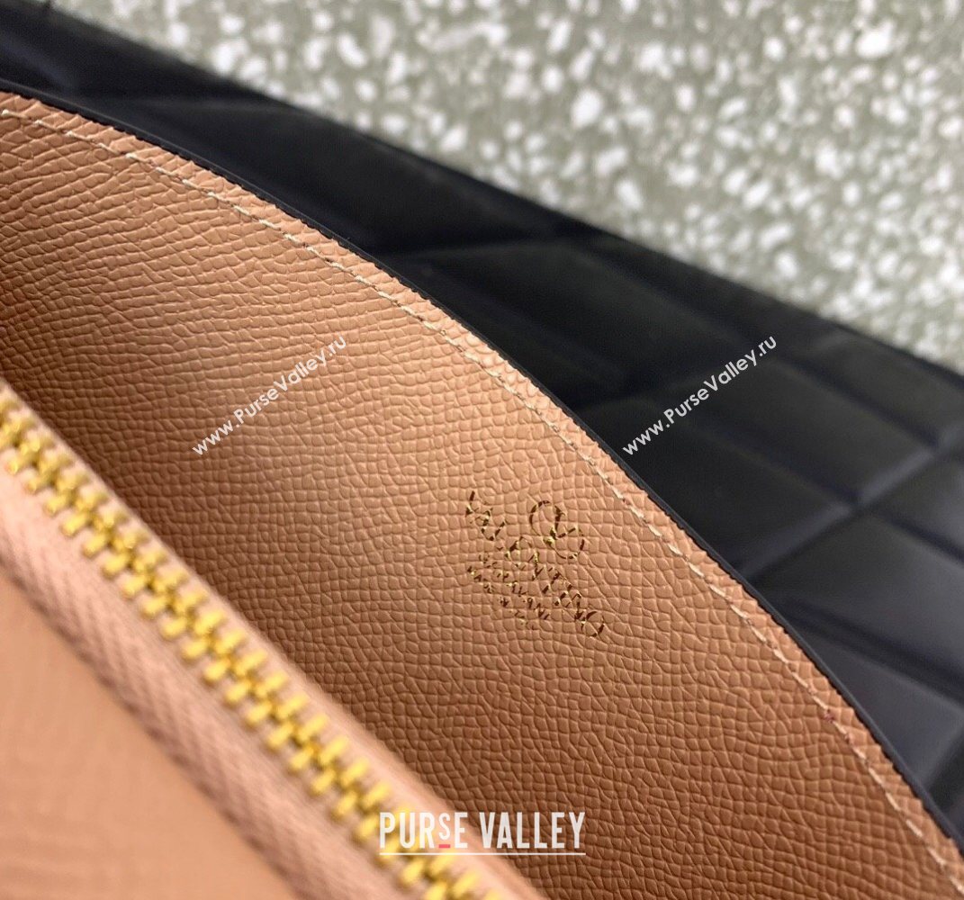Valentino VLogo Signature Grainy Calfskin Wallet with Chain Apricot 2025 VLTN068 (LKF-250626021)