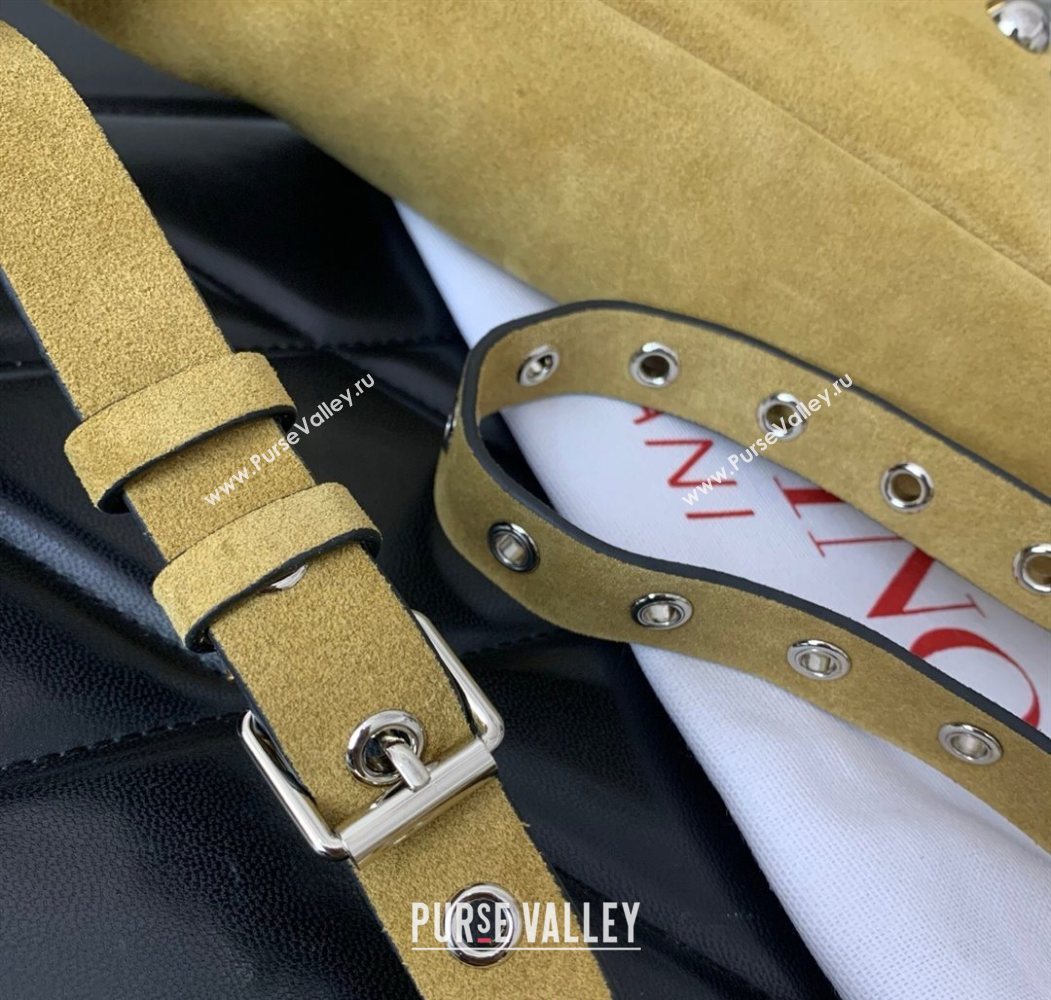 Valentino Nellcôte Belt Bag in Suede with Studs Khaki 2025 2039 (LKF-250626055)