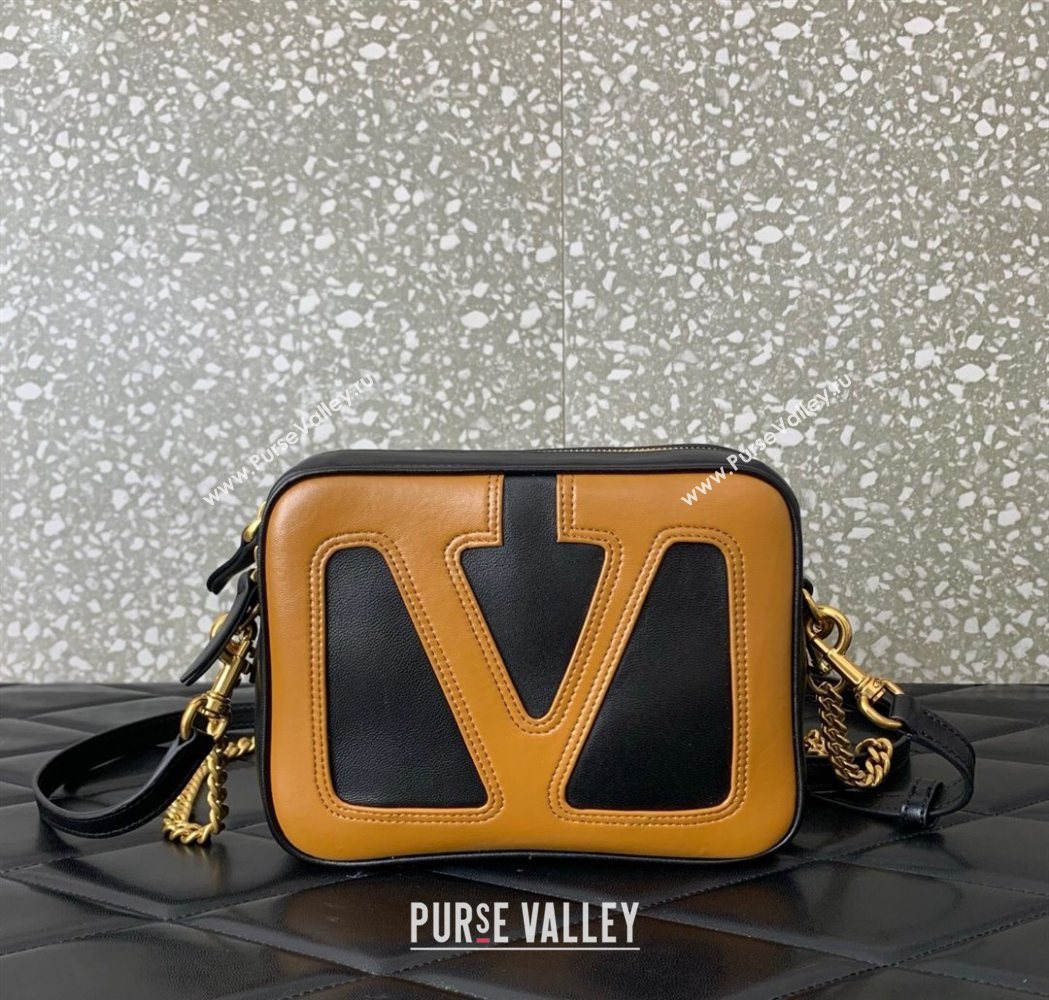 Valentino Viva Superstar Nappa Leather Crossbody Bag Black/Brown 2025 0016 (LKF-250626034)