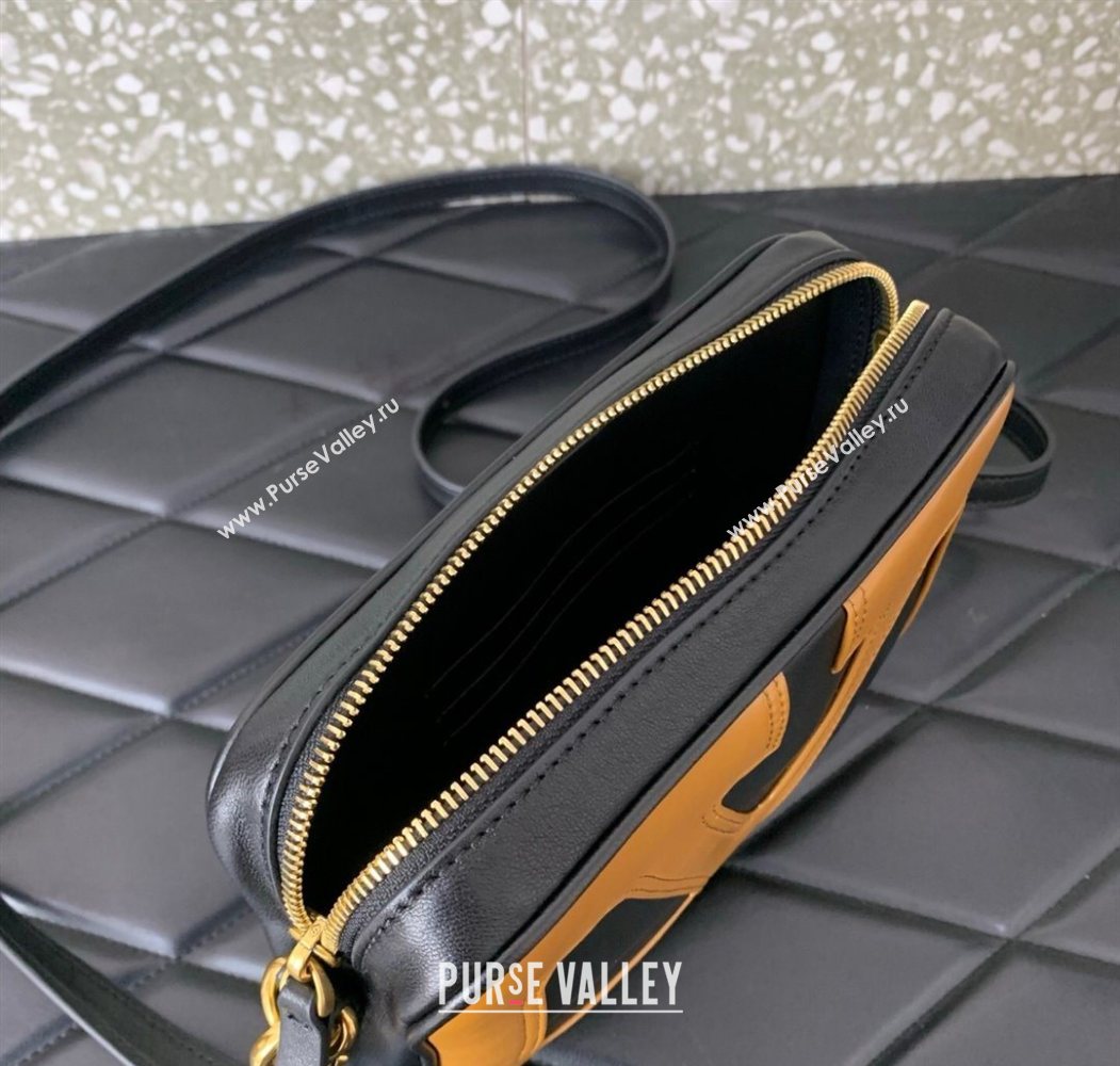 Valentino Viva Superstar Nappa Leather Crossbody Bag Black/Brown 2025 0016 (LKF-250626034)