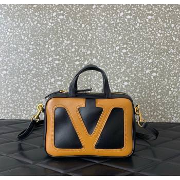Valentino Viva Superstar Nappa Leather Handbag Black/Brown 2025 0015 (LKF-250626037)