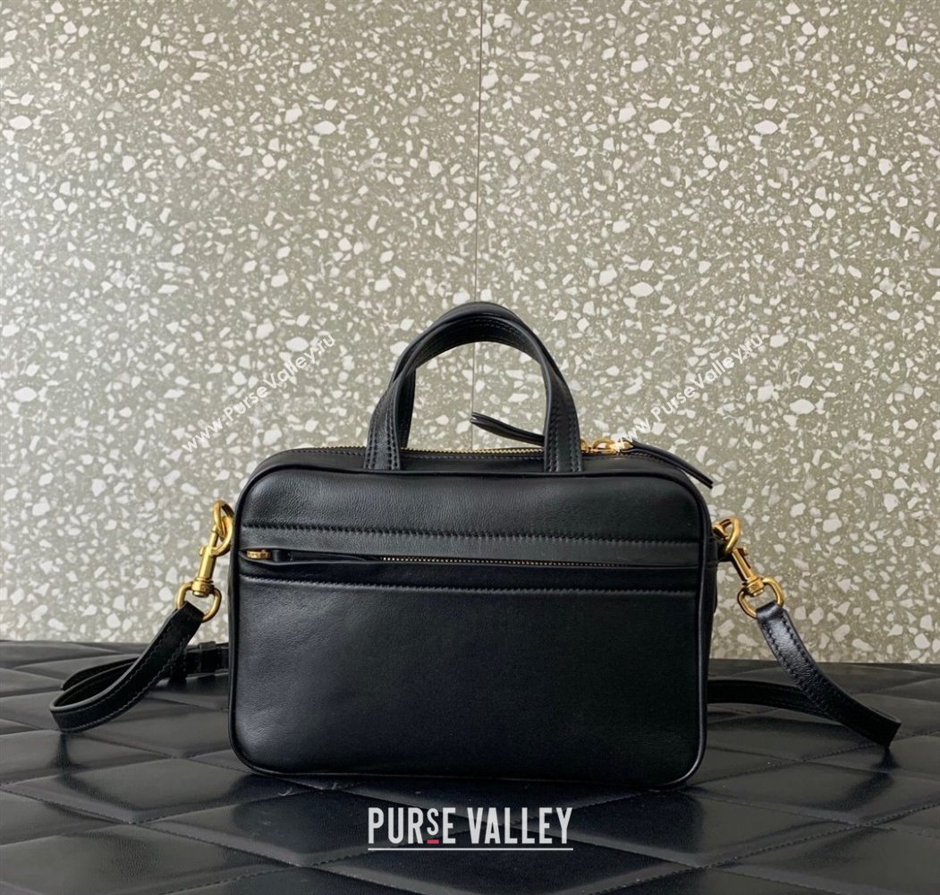 Valentino Viva Superstar Nappa Leather Handbag Black/Brown 2025 0015 (LKF-250626037)