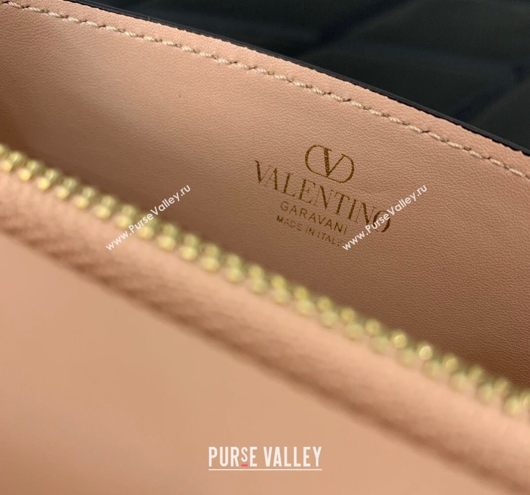 Valentino VLogo Signature Grainy Calfskin Wallet with Chain Light Gold 2025 VLTN068 (LKF-250626019)