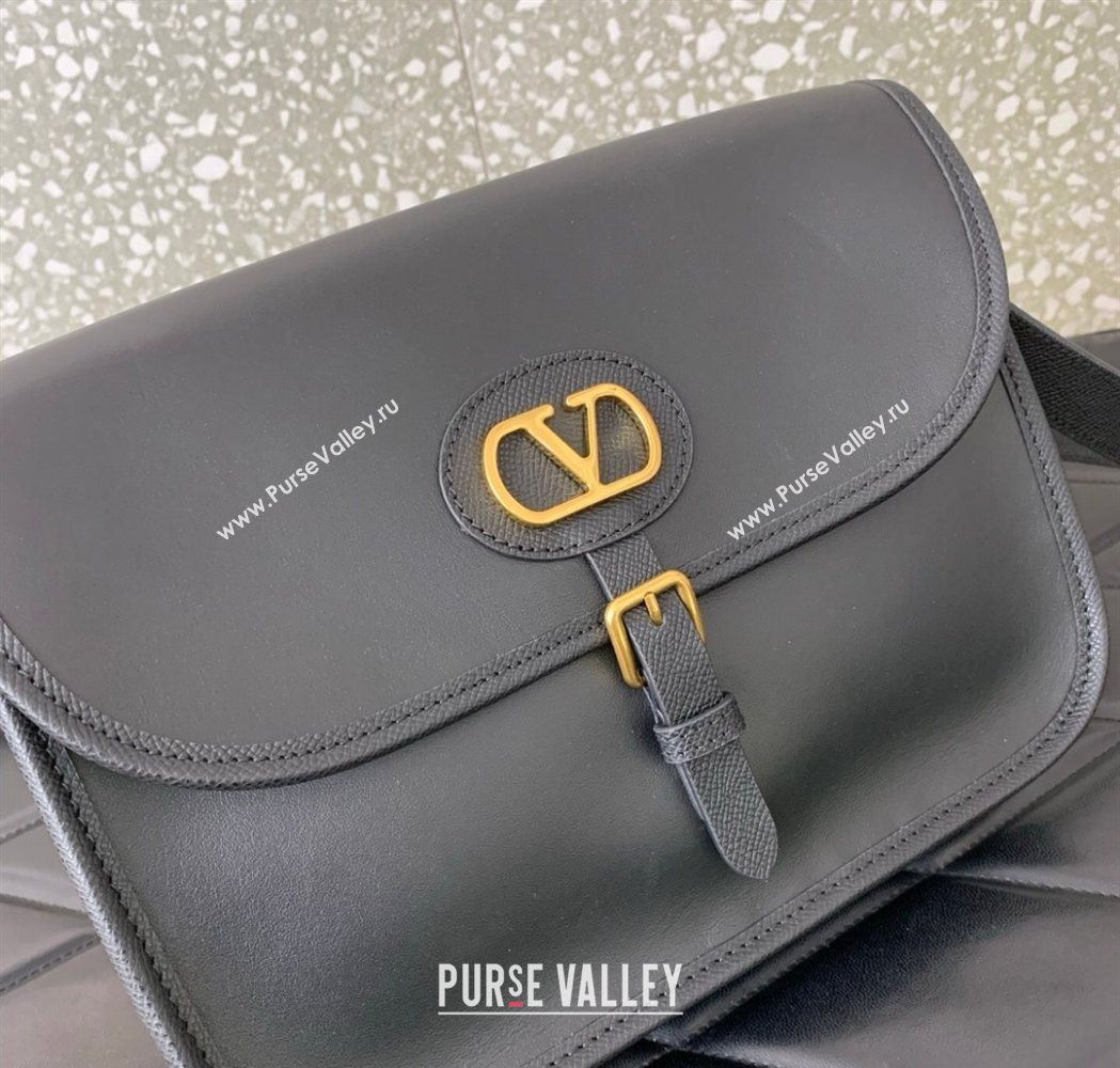 Valentino Antibes Shoulder Bag in Calfskin Leather Black 2026 2078 (LKF-260120002)