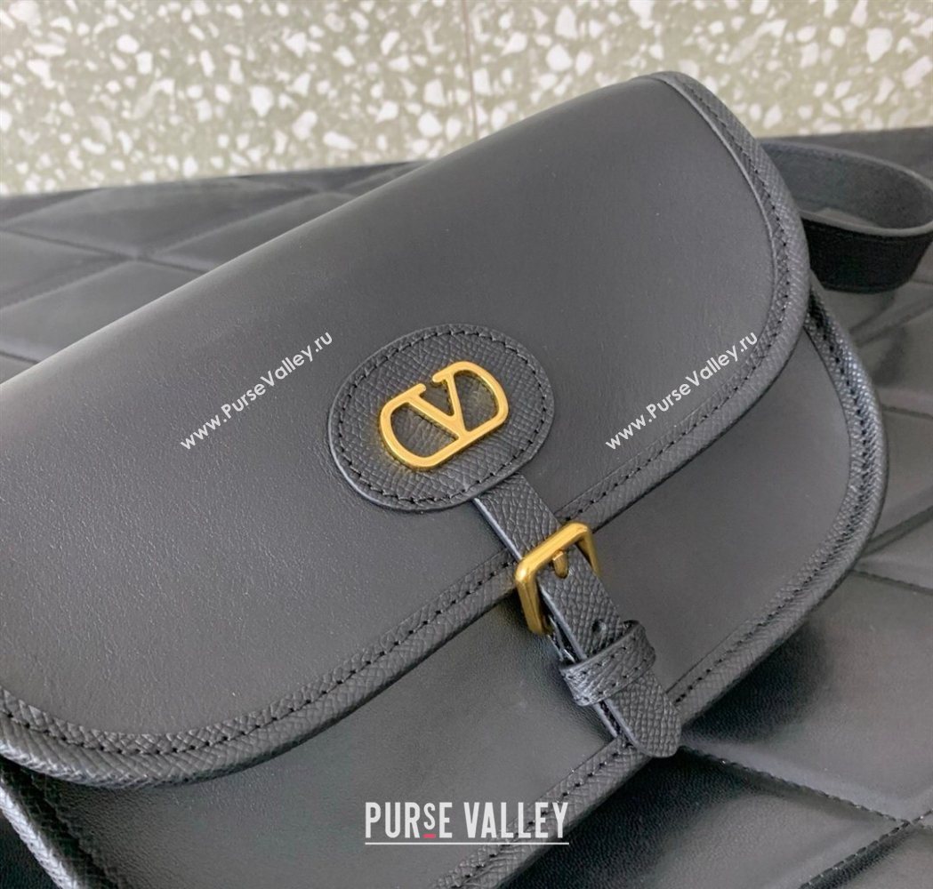 Valentino Antibes Small Shoulder Bag in Calfskin Leather Black 2026 2088 (LKF-260120004)