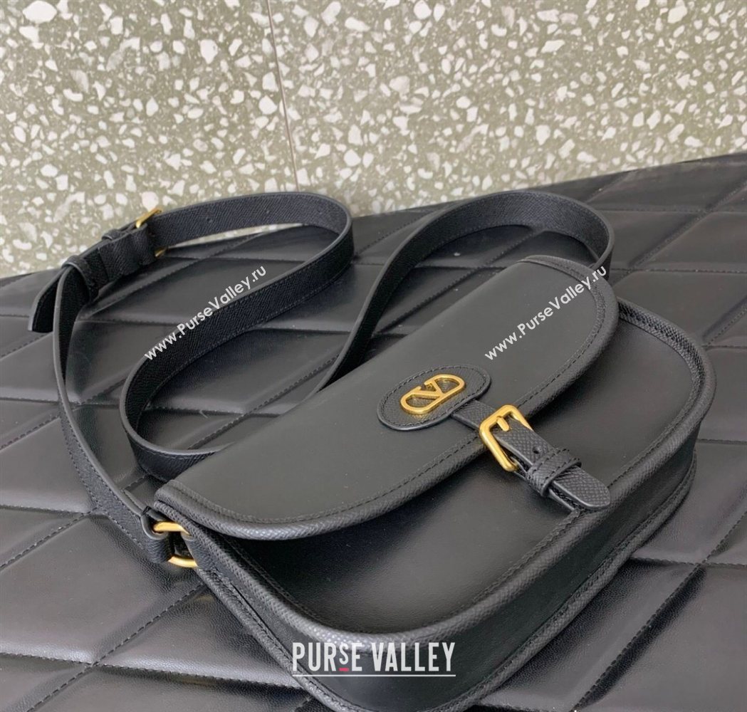 Valentino Antibes Small Shoulder Bag in Calfskin Leather Black 2026 2088 (LKF-260120004)