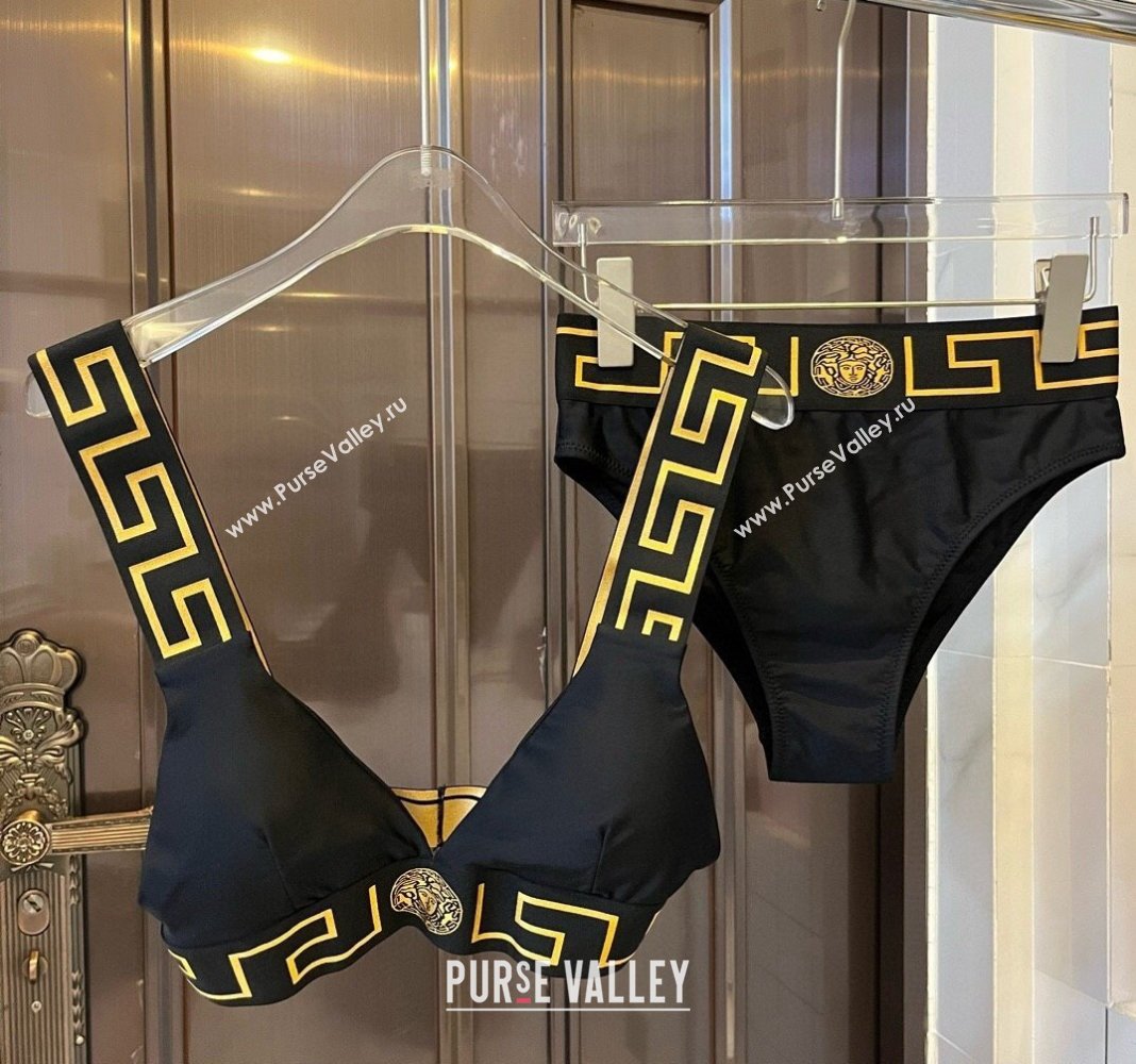 Versace Two Pieces Swimwear Black/Gold 2024 030703 (XMN-240307031)