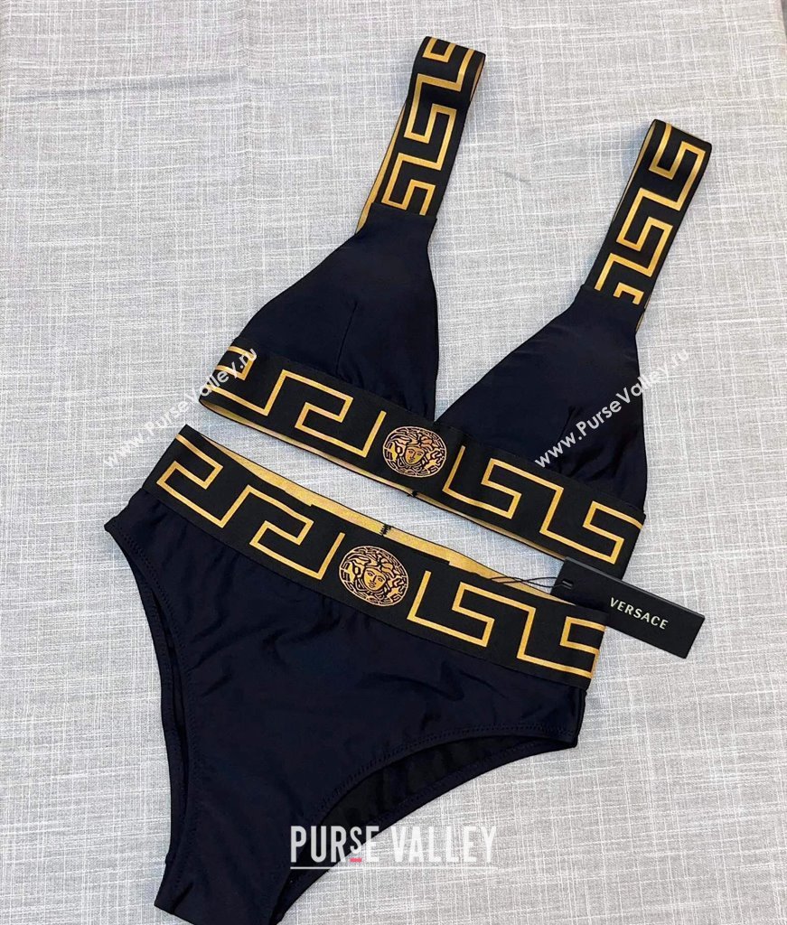 Versace Two Pieces Swimwear Black/Gold 2024 030703 (XMN-240307031)