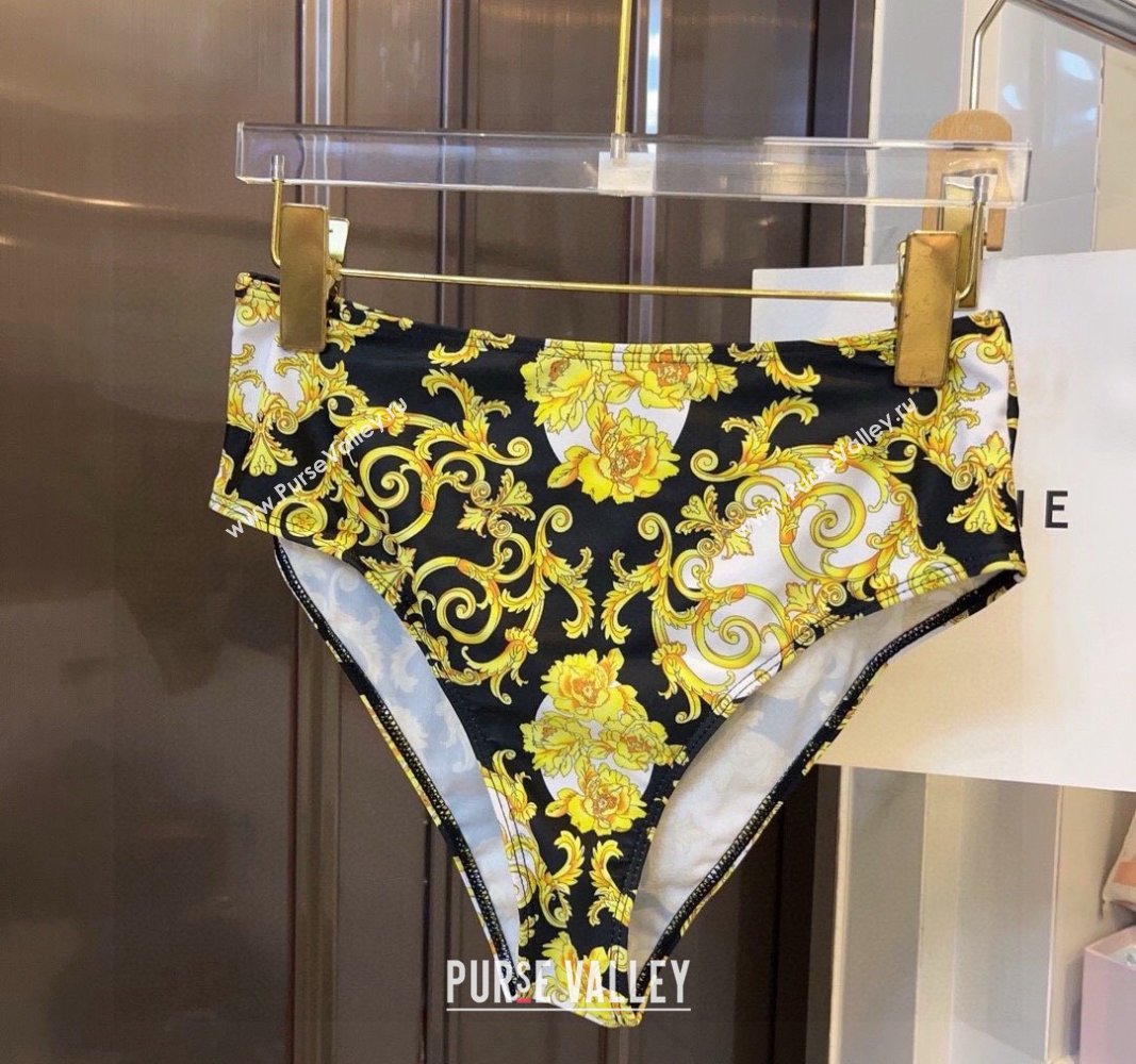 Versace Swimwear with Lace Yellow/Black 2024 0307 (XMN-240307039)