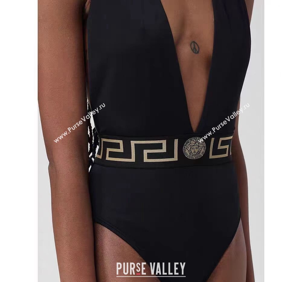 Versace Neck Swimwear Black 2024 030702 (A-240307024)