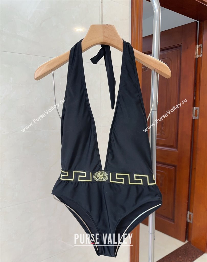 Versace Neck Swimwear Black 2024 030702 (A-240307024)