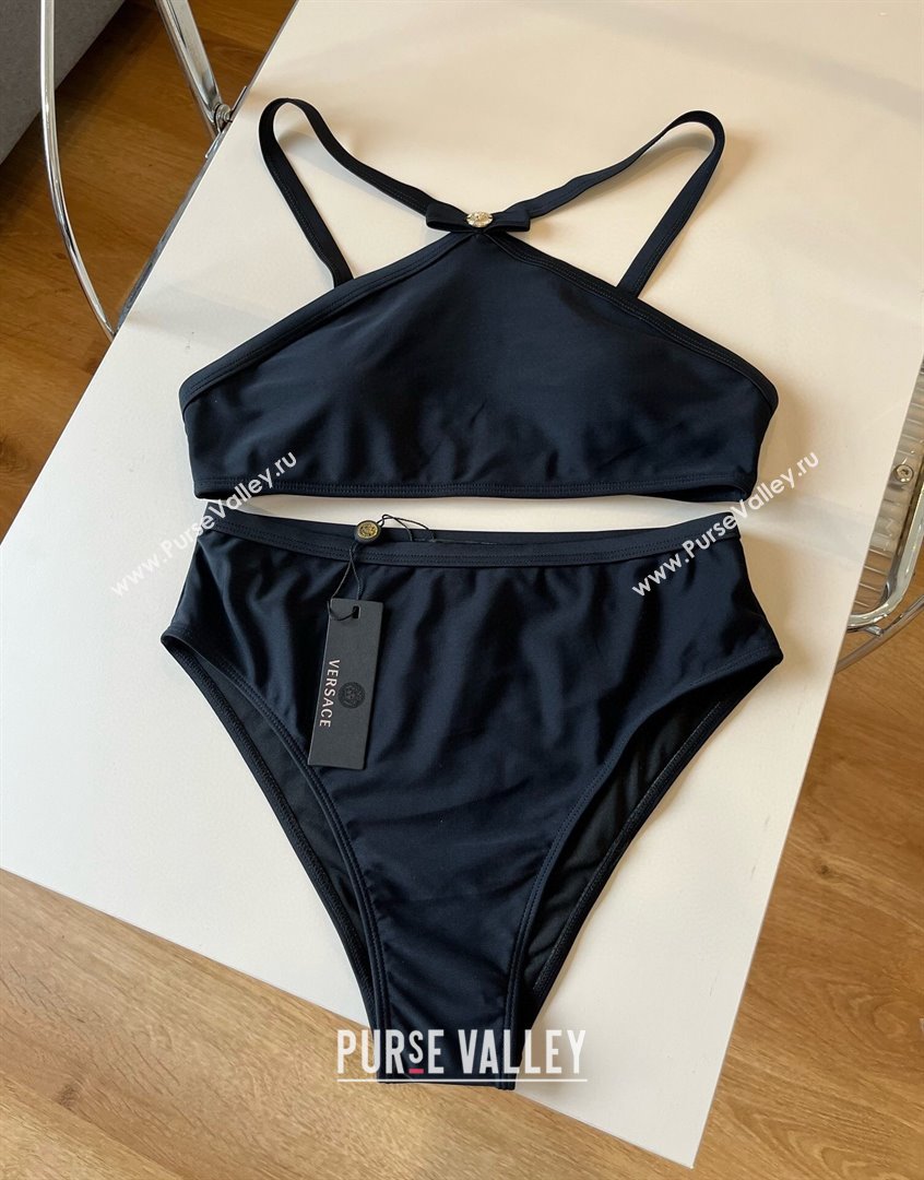 Versace Two-Pieces Swimwear with Bow Black 2025 0313 (WM-250313098)