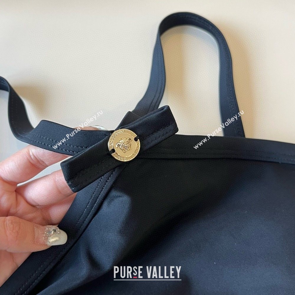 Versace Two-Pieces Swimwear with Bow Black 2025 0313 (WM-250313098)