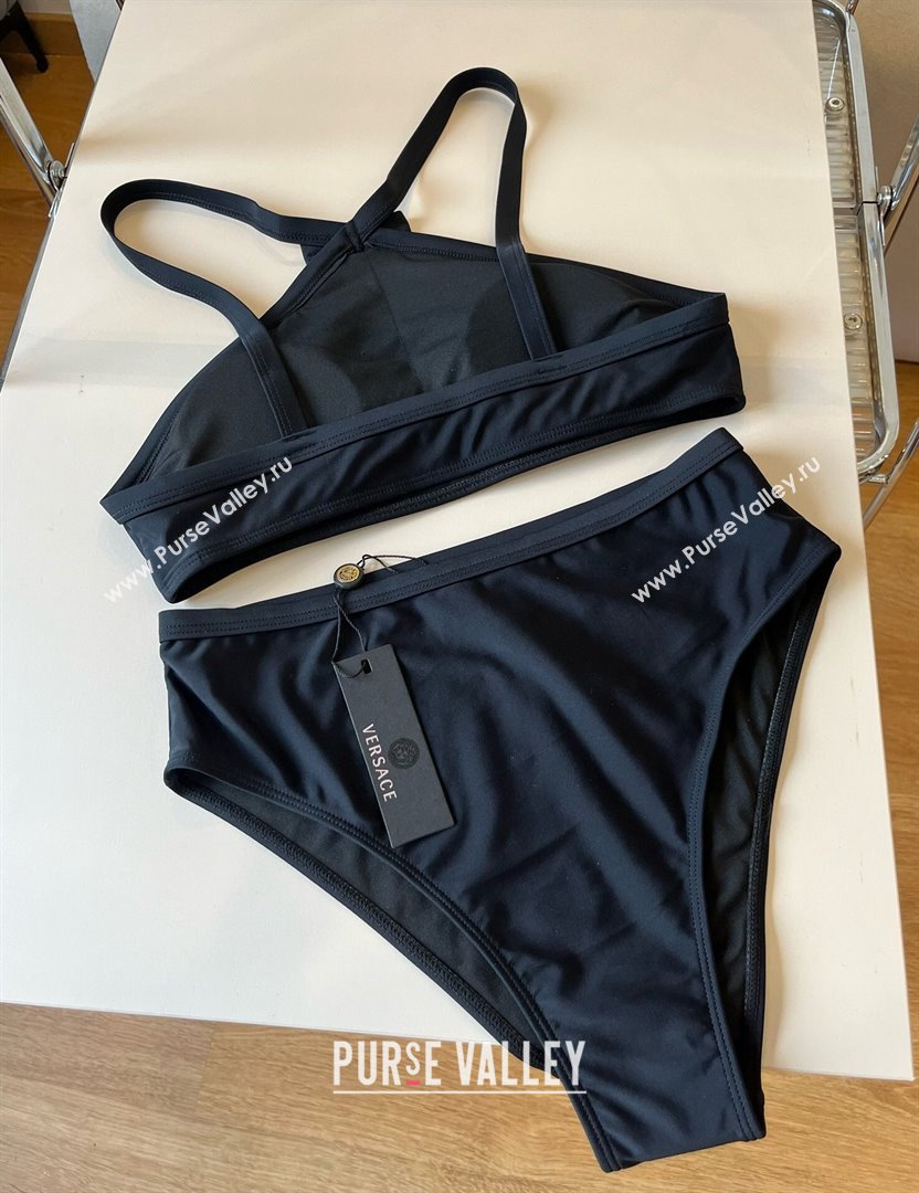 Versace Two-Pieces Swimwear with Bow Black 2025 0313 (WM-250313098)