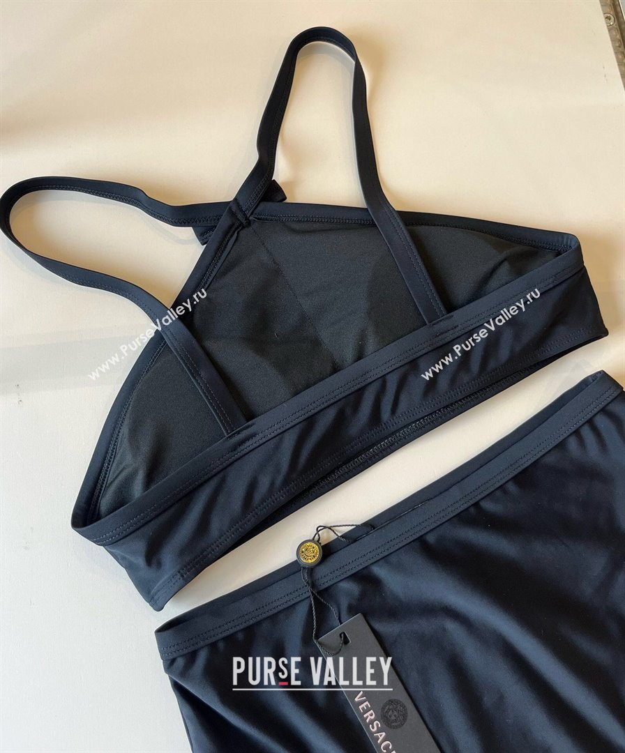 Versace Two-Pieces Swimwear with Bow Black 2025 0313 (WM-250313098)