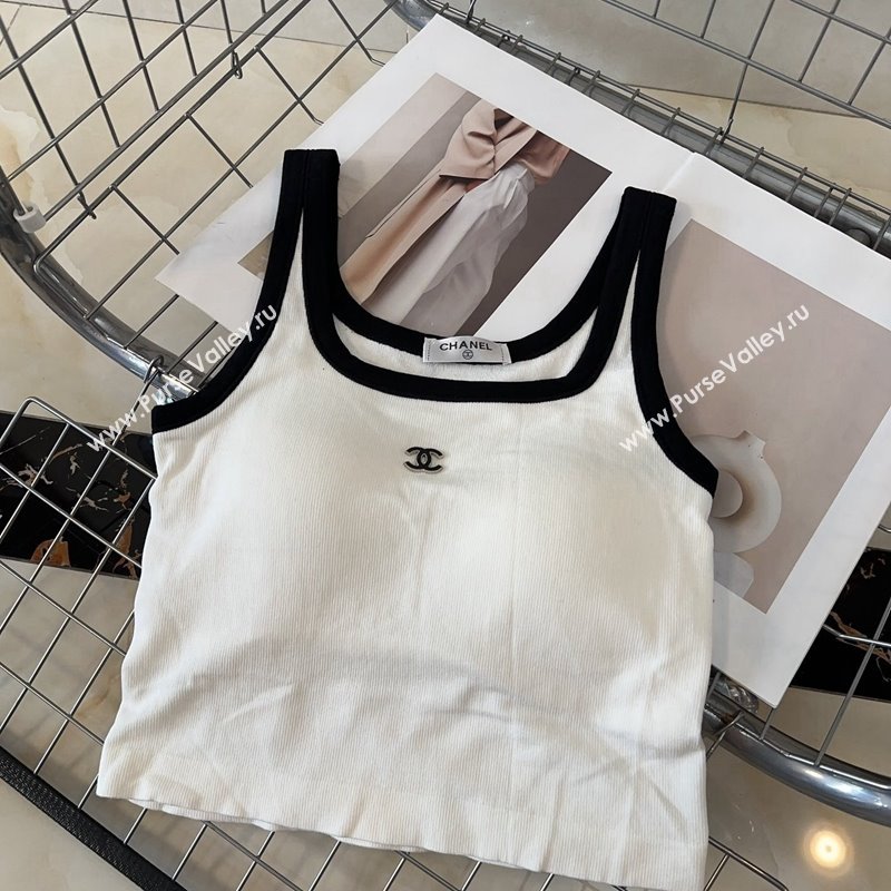 Chanel Vest White 2024 050901 (A-240509004)