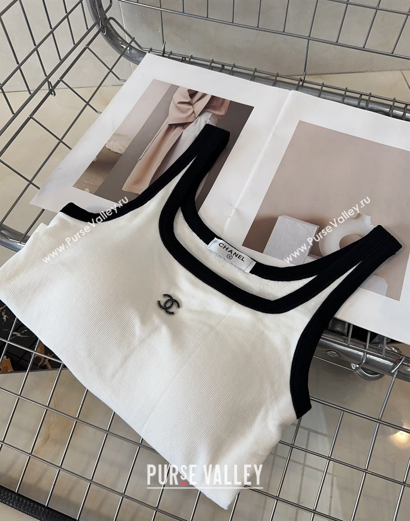 Chanel Vest White 2024 050901 (A-240509004)