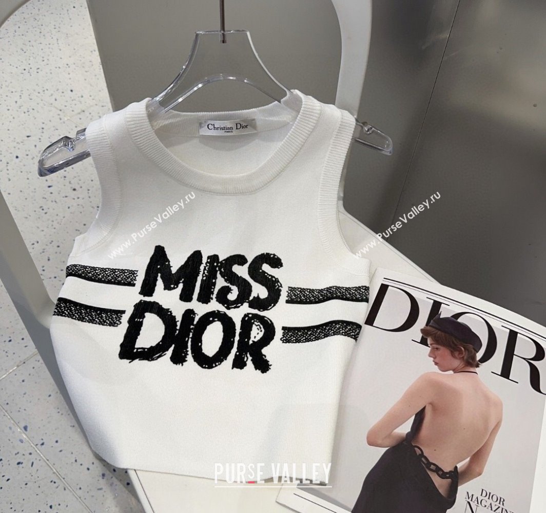 Dior Miss Dior Vest White 2025 0314 (SHI-250314041)