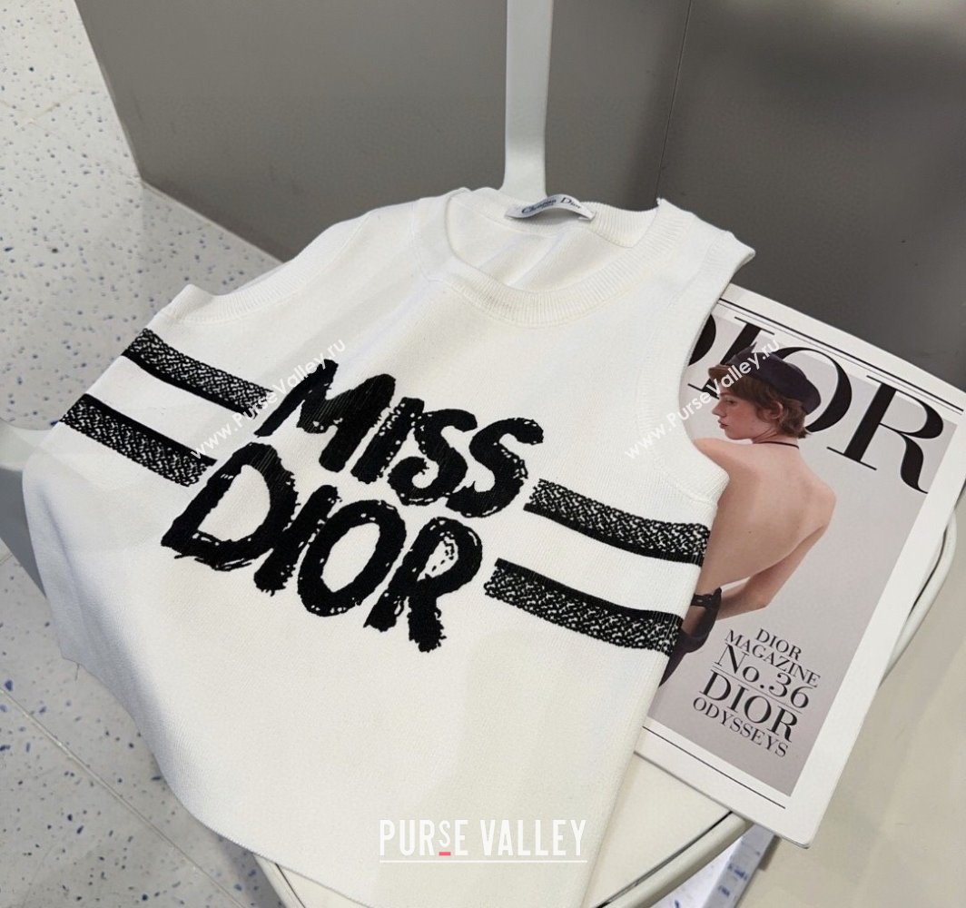 Dior Miss Dior Vest White 2025 0314 (SHI-250314041)