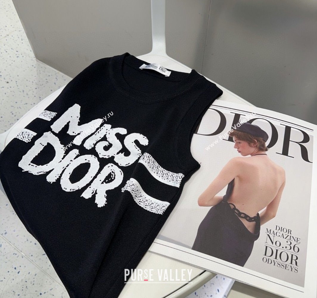 Dior Miss Dior Vest Black 2025 0314 (SHI-250314042)