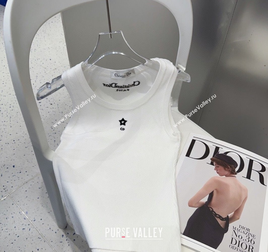 Dior CD Vest White 2025 0314 (SHI-250314049)