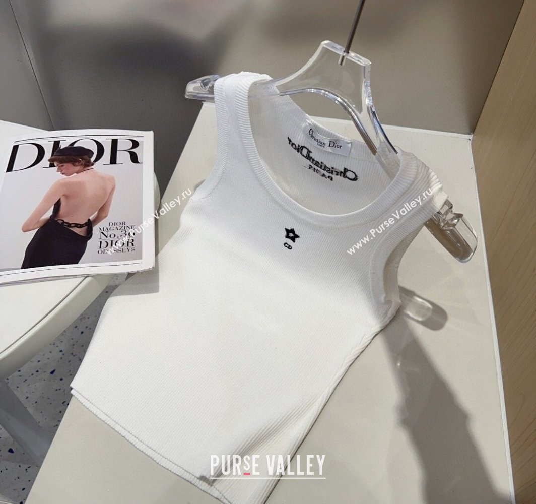 Dior CD Vest White 2025 0314 (SHI-250314049)