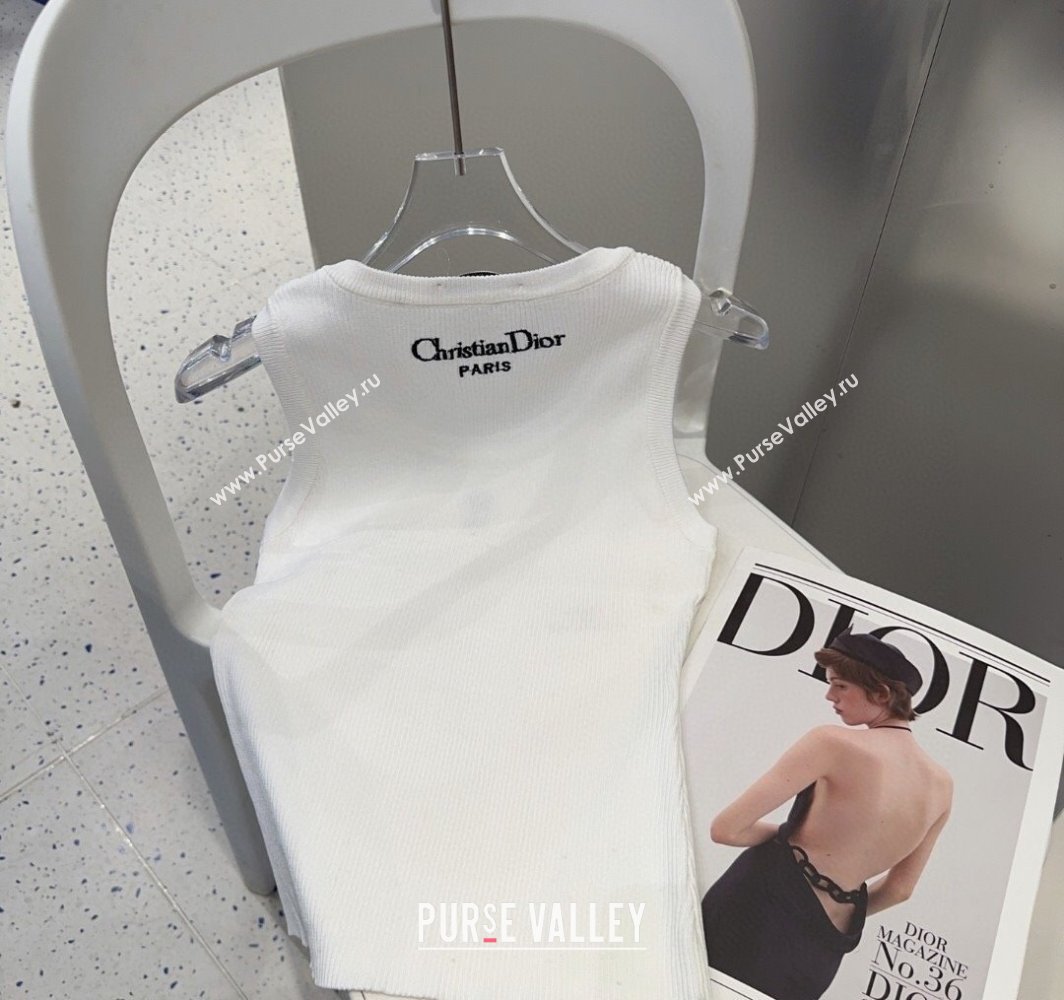 Dior CD Vest White 2025 0314 (SHI-250314049)