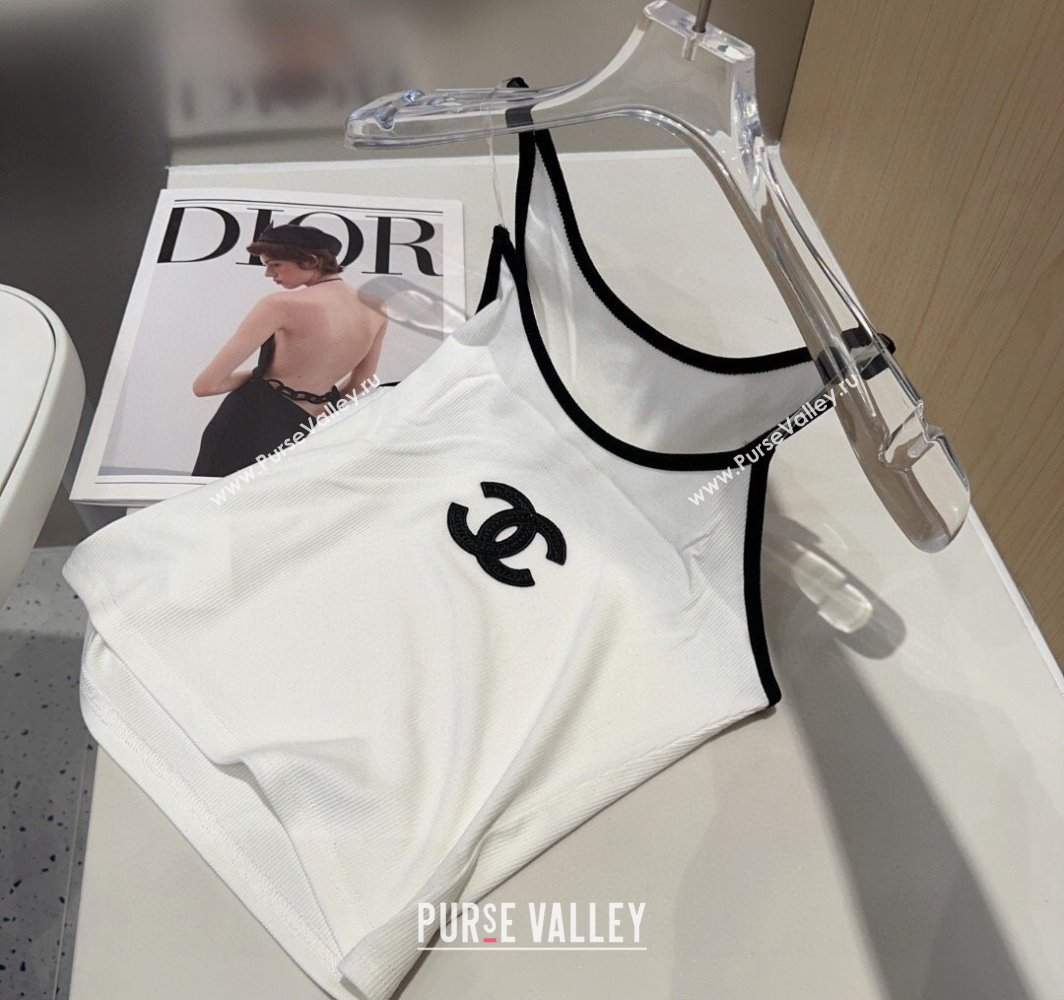 Chanel Clear Strap Vest White 2025 0314 (SHI-250314051)