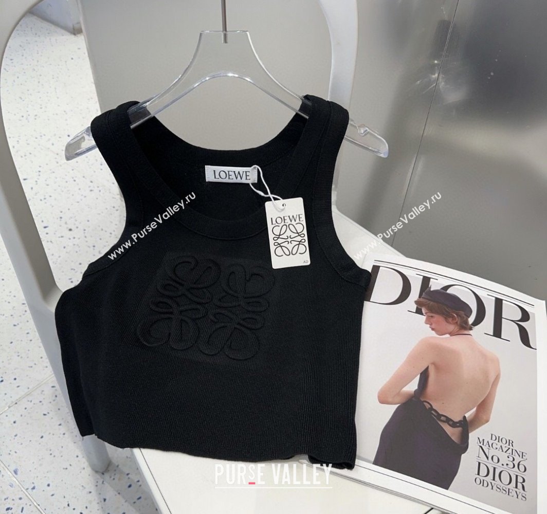 Loewe Maxi Letters Vest Black 2025 0314 (SHI-250314047)