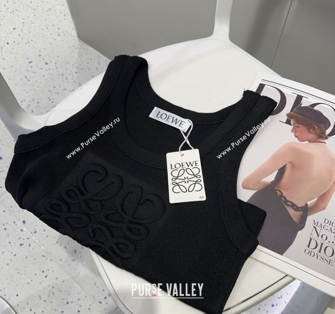 Loewe Maxi Letters Vest Black 2025 0314 (SHI-250314047)