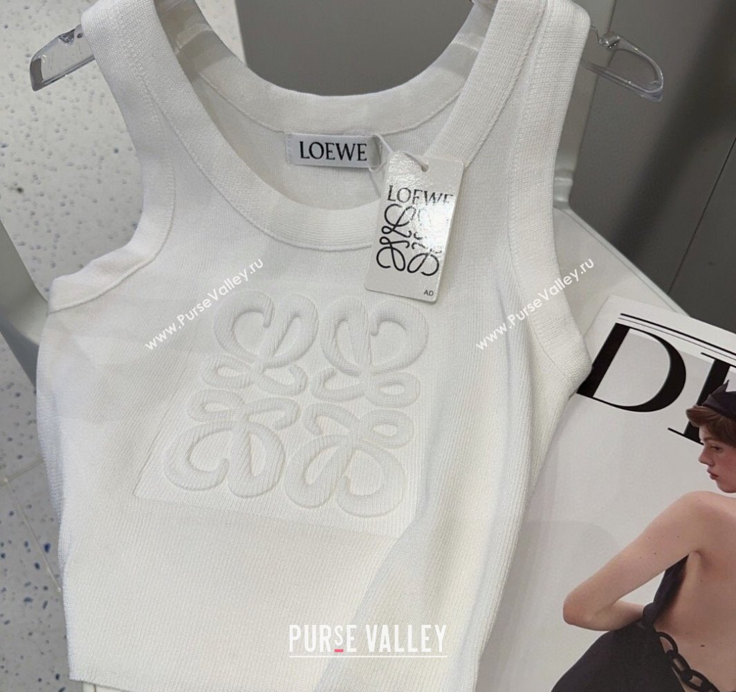 Loewe Maxi Letters Vest White 2025 0314 (SHI-250314048)