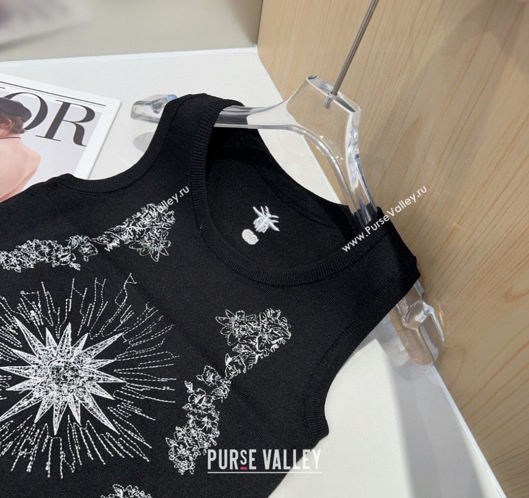 Dior Embroidered Vest Black 2025 0314 (SHI-250314038)