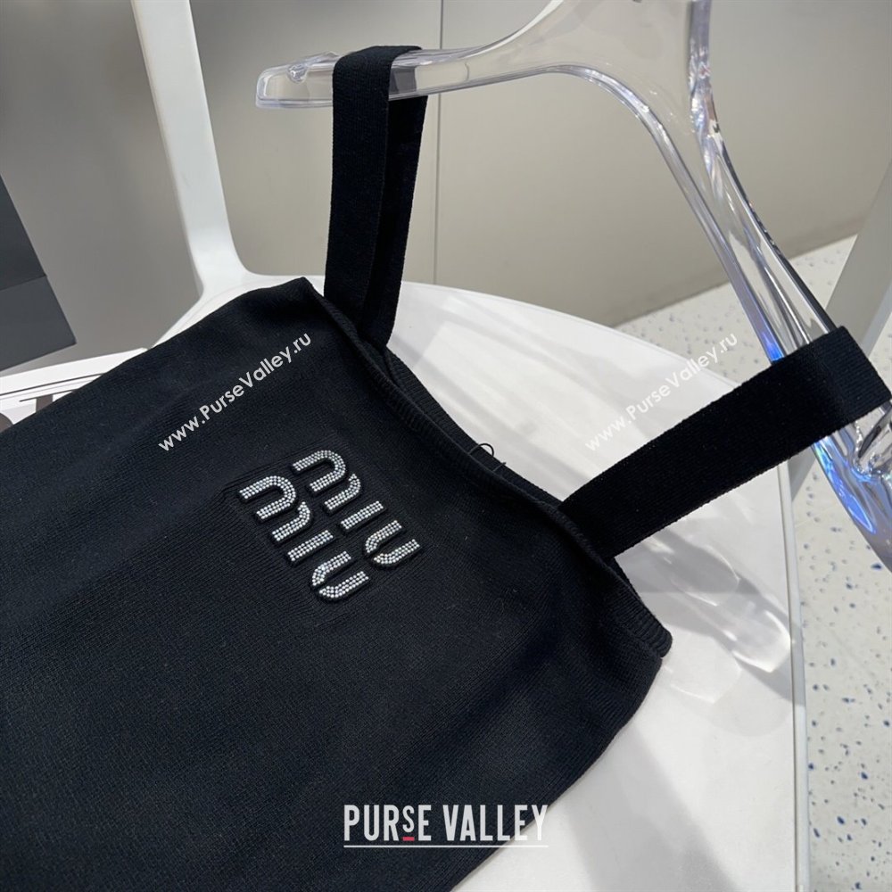 Miu Miu Knit Vest Black 2025 0314 (SHI-250314032)