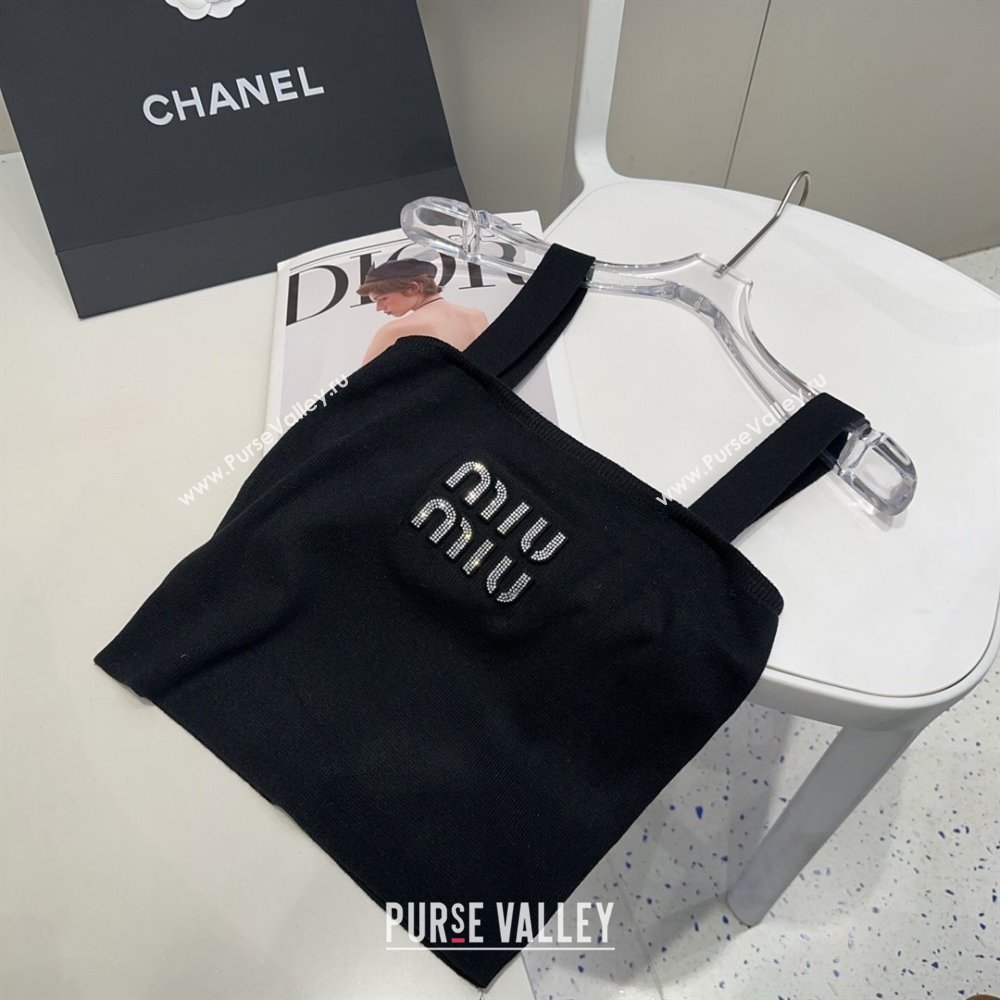 Miu Miu Knit Vest Black 2025 0314 (SHI-250314032)