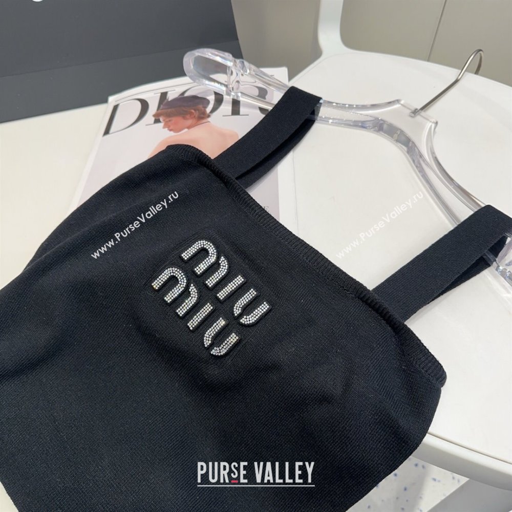 Miu Miu Knit Vest Black 2025 0314 (SHI-250314032)