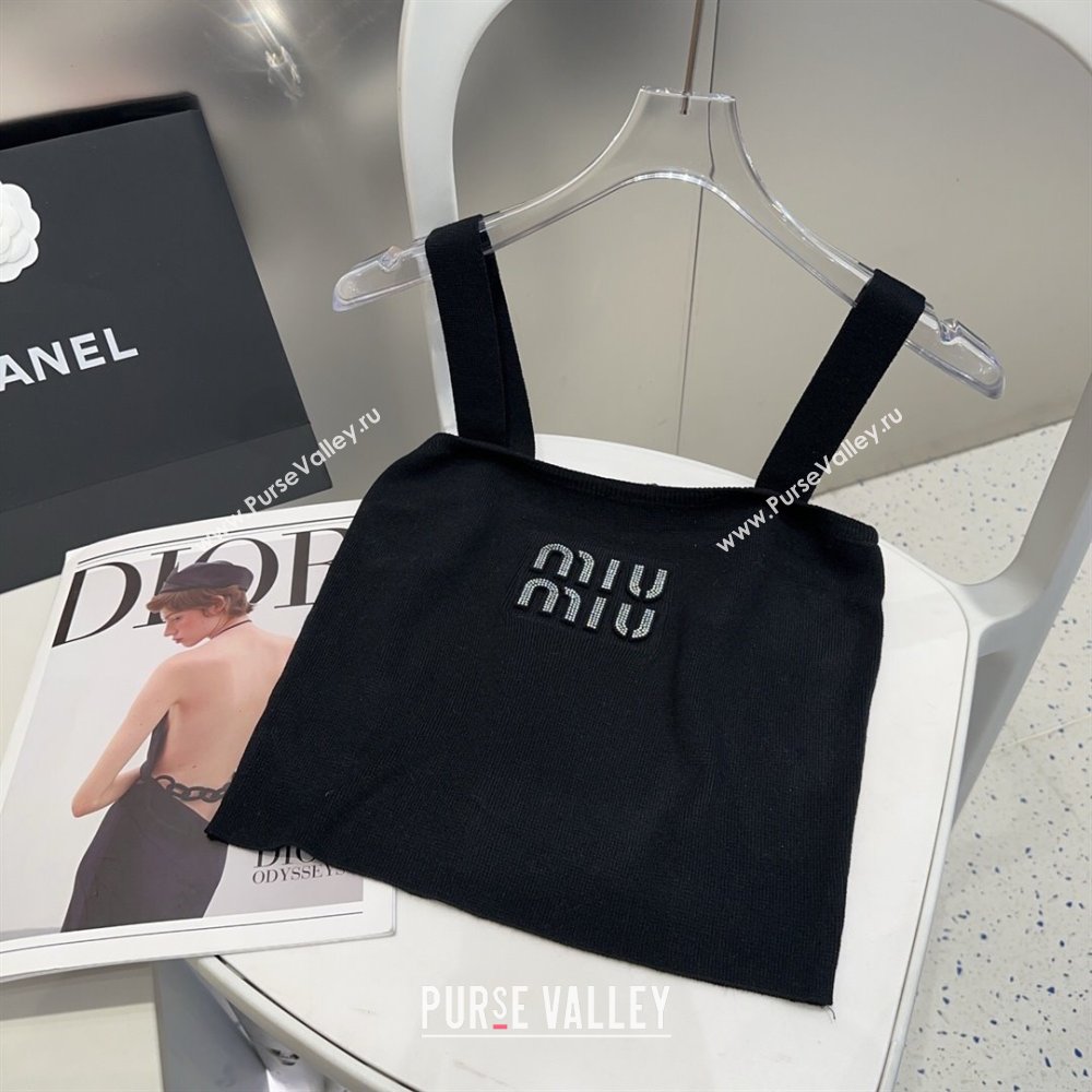 Miu Miu Knit Vest Black 2025 0314 (SHI-250314032)