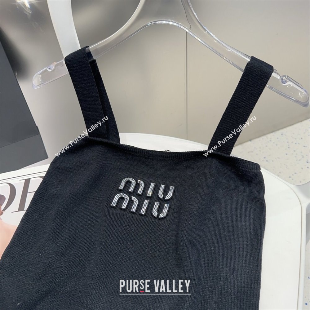 Miu Miu Knit Vest Black 2025 0314 (SHI-250314032)