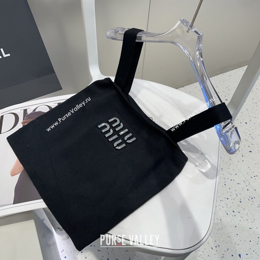 Miu Miu Knit Vest Black 2025 0314 (SHI-250314032)