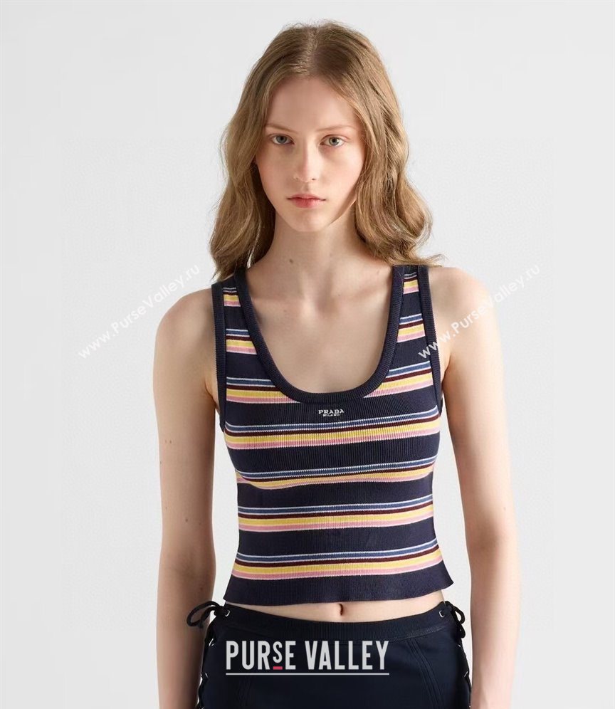 Prada Striped Vest Black 2025 0911 (XMN-250911068)