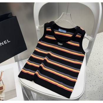 Prada Striped Vest Black 2025 0911 (XMN-250911068)