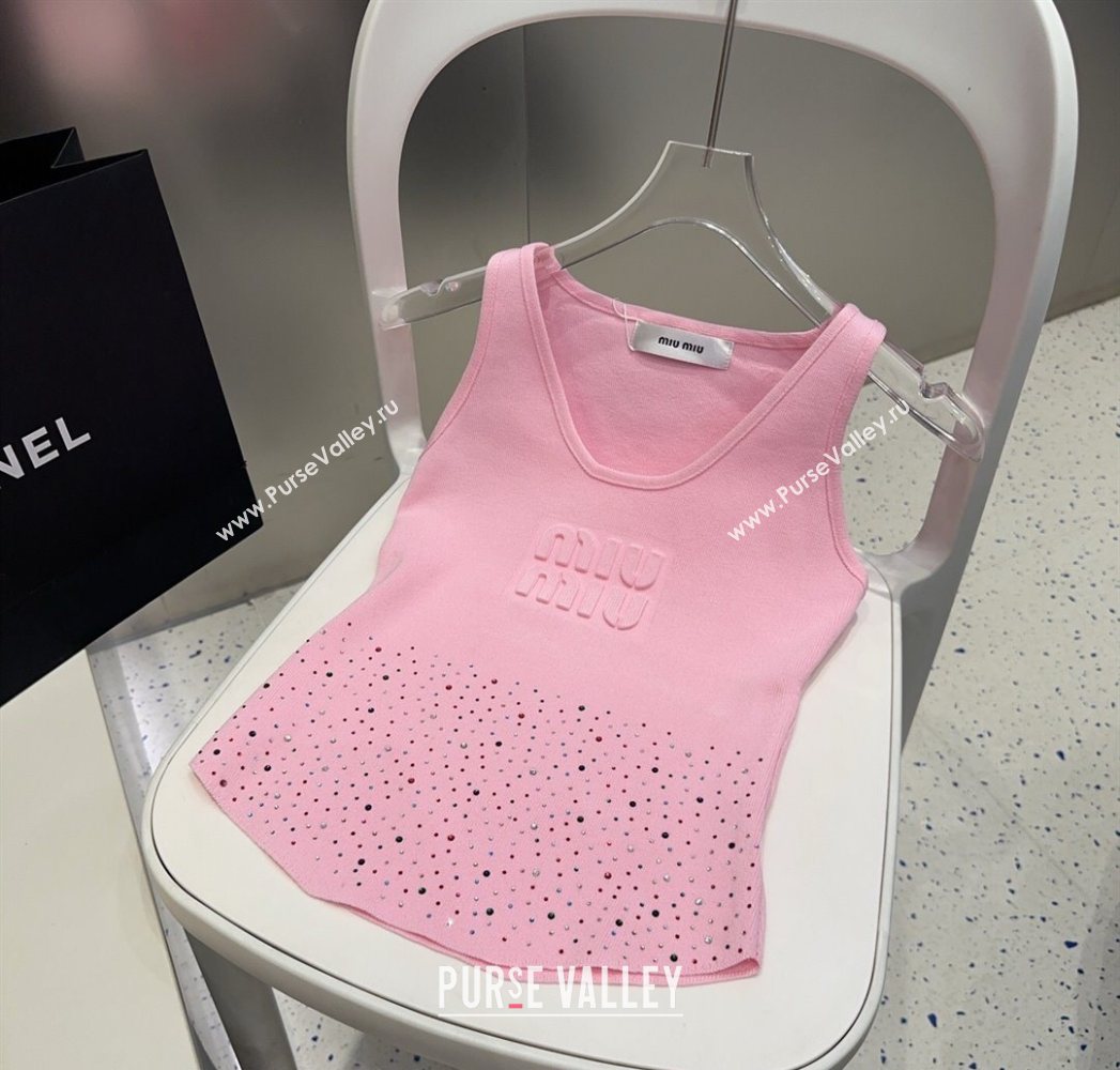 Miu Miu Vest with Strass Pink 2025 0911 (XMN-250911087)