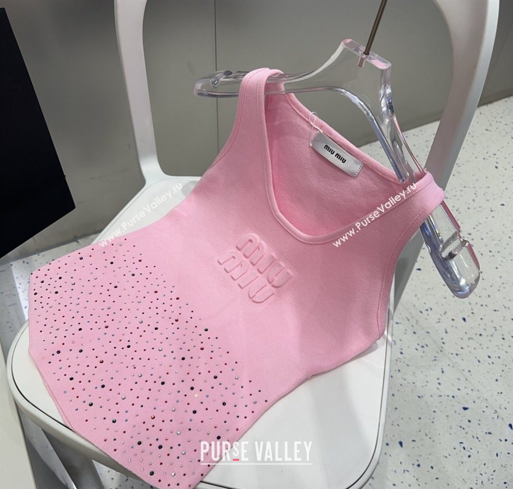 Miu Miu Vest with Strass Pink 2025 0911 (XMN-250911087)